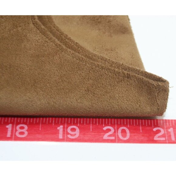 Ralph Lauren Dry Goods Faux Suede Safari Vest Womens Large Brown Western Boho - Picture 5 of 6